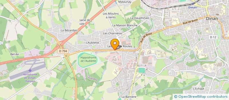 localisation de l'entreprise MONSIEUR MICHAEL LECHOUX  QUEVERT