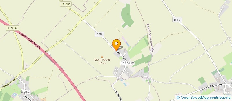 localisation de l'entreprise MONSIEUR MICHAEL LECLERCQ  RECOURT