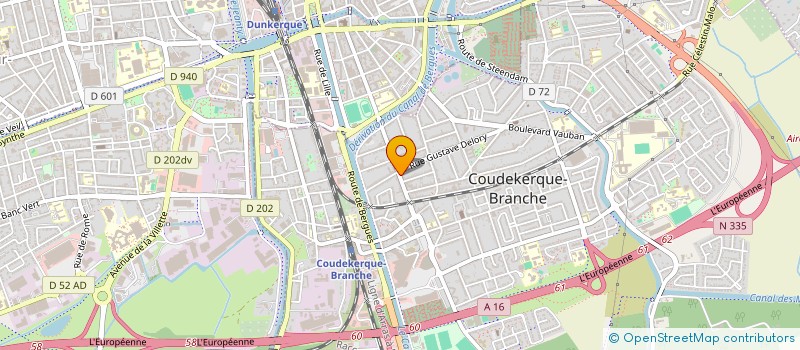 localisation de l'entreprise MONSIEUR MICHAEL LECOMTE à COUDEKERQUE-BRANCHE