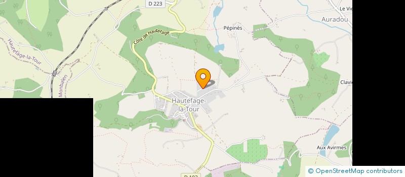 localisation de l'entreprise MONSIEUR MICHAEL LECOMTE  HAUTEFAGE-LA-TOUR