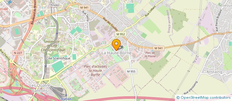 localisation de l'entreprise MONSIEUR MICHAEL LEFEBVRE à VILLENEUVE-D'ASCQ