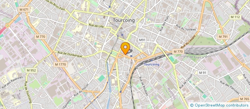 localisation de l'entreprise MONSIEUR MICHAEL LEFEBVRE  TOURCOING