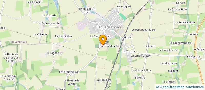 localisation de l'entreprise MONSIEUR MICHAEL LEFEVRE à BAGUER-MORVAN