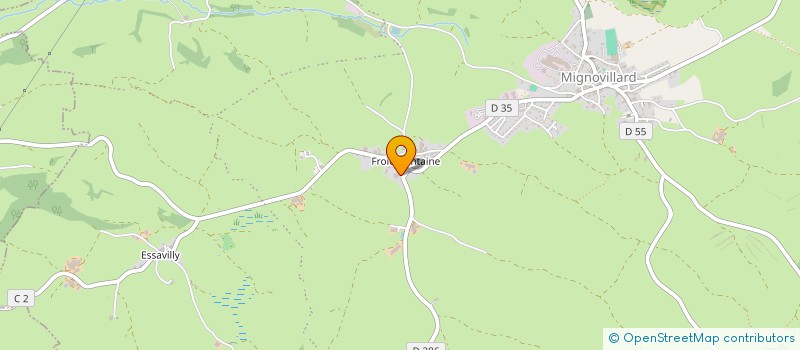 localisation de l'entreprise MONSIEUR MICHAEL LEFEVRE  MIGNOVILLARD