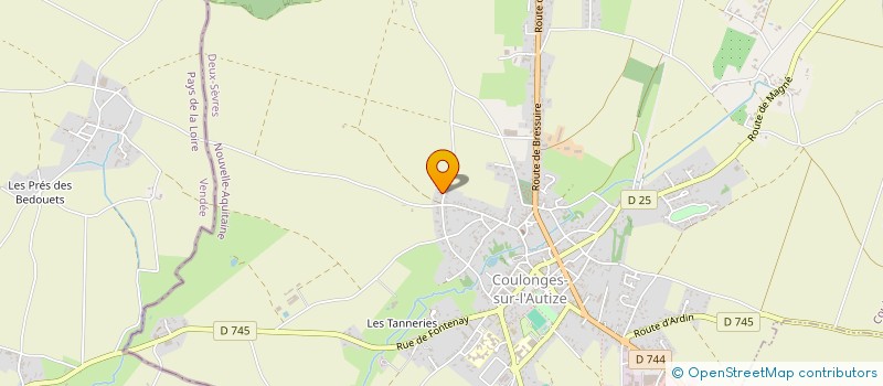 localisation de l'entreprise MONSIEUR MICHAEL LEGRIS  FENIOUX