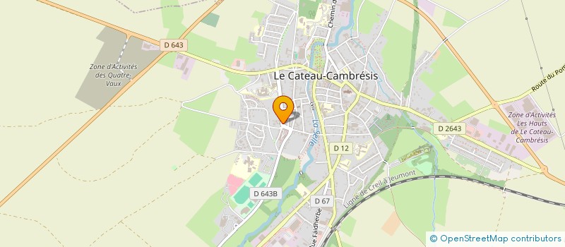 localisation de l'entreprise MONSIEUR MICHAEL LELE TALLA à LE CATEAU-CAMBRESIS