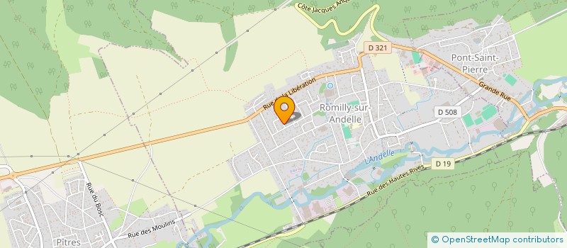 localisation de l'entreprise MONSIEUR MICHAEL LEMOINE  ROMILLY-SUR-ANDELLE