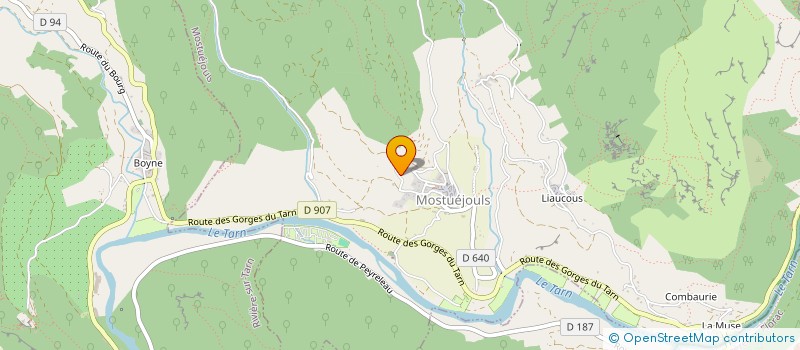 localisation de l'entreprise MONSIEUR MICHAEL LENFANT  MOSTUEJOULS