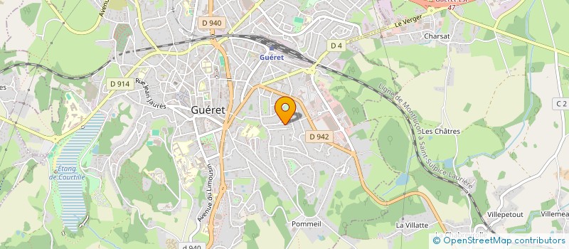 localisation de l'entreprise MONSIEUR MICHAEL LEONARD à GUERET