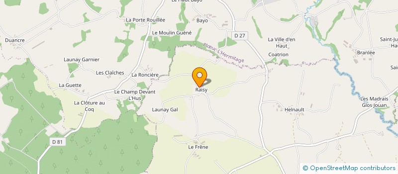 localisation de l'entreprise MONSIEUR MICHAEL LEPETIT  GAUSSON