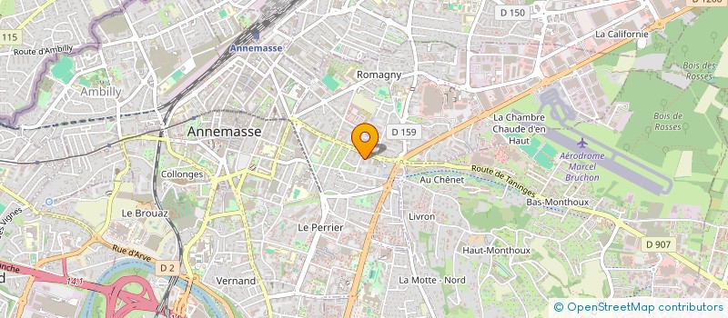 localisation de l'entreprise MONSIEUR MICHAEL LEPINAY  ANNEMASSE