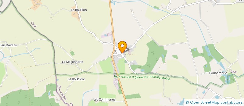 localisation de l'entreprise MONSIEUR MICHAEL LEROUX à ROUPERROUX