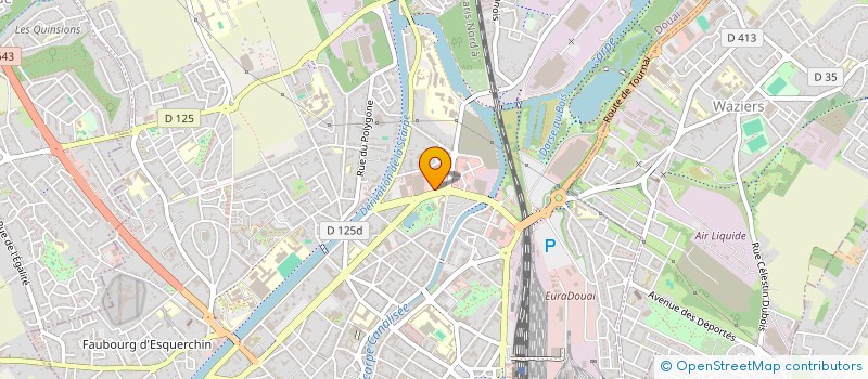 localisation de l'entreprise MONSIEUR MICHAEL LEROUX  DOUAI