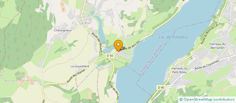 localisation de l'entreprise MONSIEUR MICHAEL LEROUX  VILLAGES DU LAC DE PALADRU