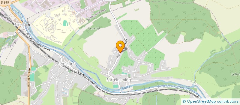 localisation de l'entreprise MONSIEUR MICHAEL LETT  SARREINSMING