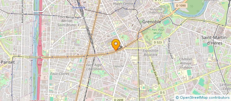 localisation de l'entreprise MONSIEUR MICHAEL LEVY à GRENOBLE