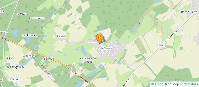 localisation de l'entreprise MONSIEUR MICHAEL LEZE  SEMBLANCAY