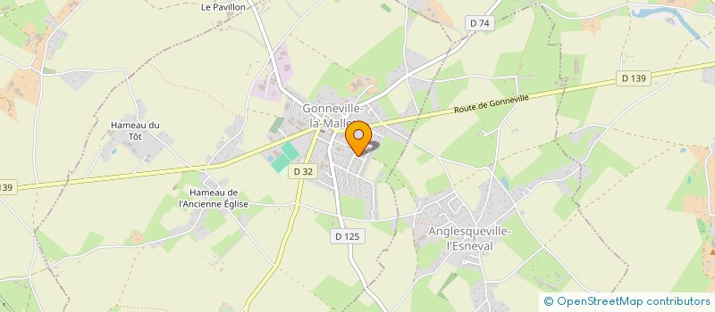 localisation de l'entreprise MONSIEUR MICHAEL LHOTELAIS  GONNEVILLE-LA-MALLET