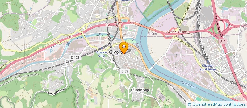 localisation de l'entreprise MONSIEUR MICHAEL LIHUA  GIVORS