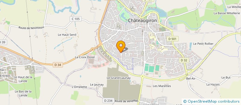 localisation de l'entreprise MONSIEUR MICHAEL LIOT  CHATEAUGIRON