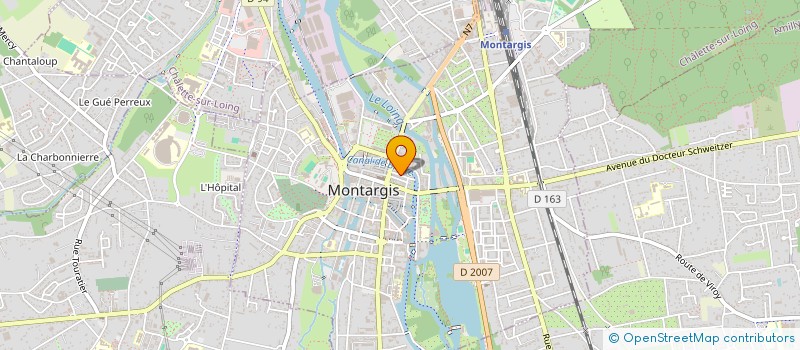 localisation de l'entreprise MONSIEUR MICHAEL LISLET à MONTARGIS