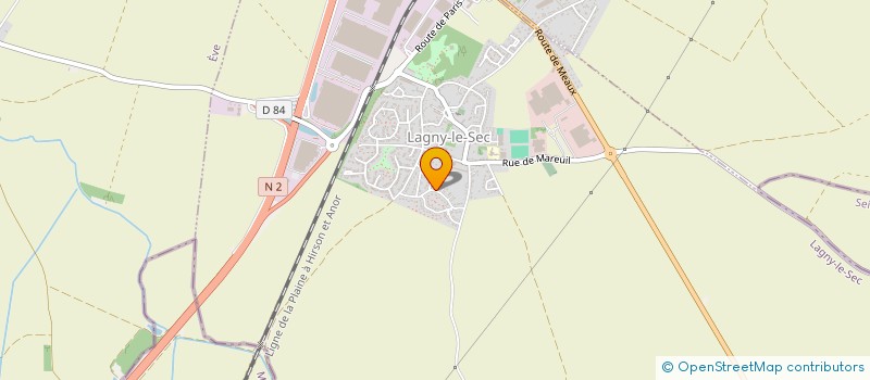 localisation de l'entreprise MONSIEUR MICHAEL LOISELET  LAGNY-LE-SEC