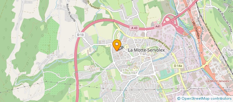 localisation de l'entreprise MONSIEUR MICHAEL LOPEZ  LA MOTTE-SERVOLEX