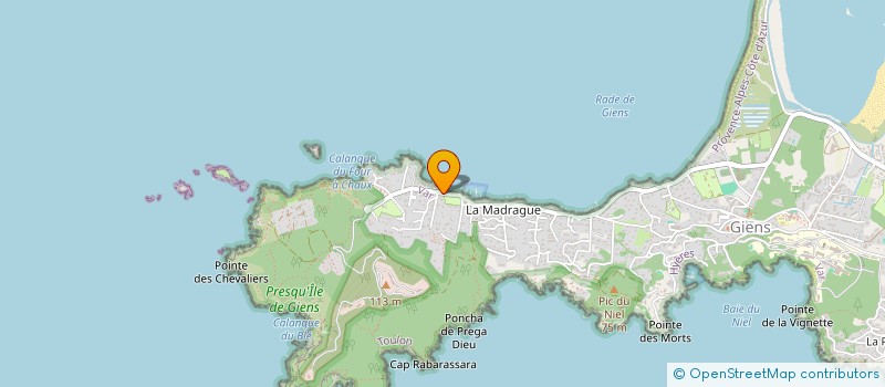 localisation de l'entreprise MONSIEUR MICHAEL LORENZINI  HYERES