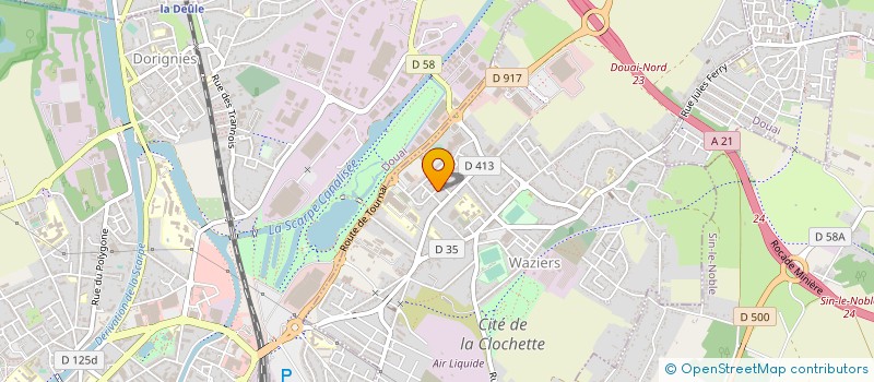 localisation de l'entreprise MONSIEUR MICHAEL LORIDON à WAZIERS