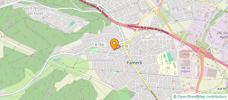 localisation de l'entreprise MONSIEUR MICHAEL LUC  FAMECK