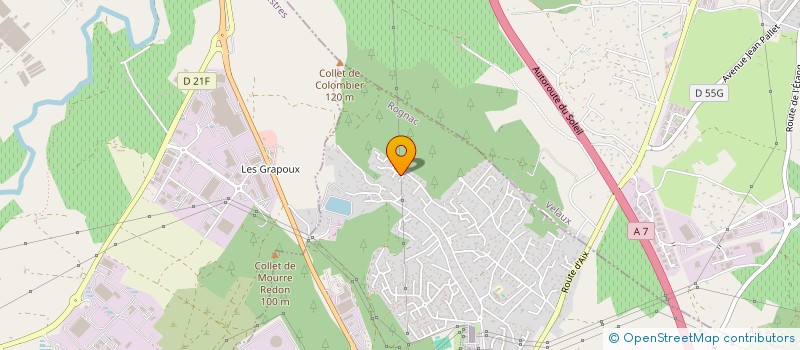 localisation de l'entreprise MONSIEUR MICHAEL LUCCHINI  ROGNAC