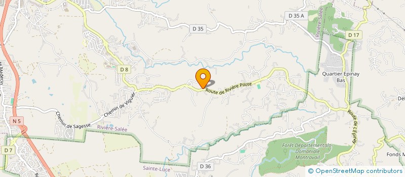 localisation de l'entreprise MONSIEUR MICHAEL LUGO  RIVIERE-SALEE