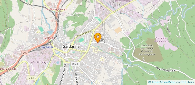 localisation de l'entreprise MONSIEUR MICHAEL LUSETTI à GARDANNE