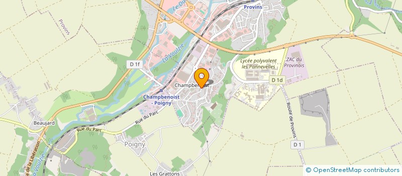 localisation de l'entreprise MONSIEUR MICHAEL MAGALHAES  PROVINS