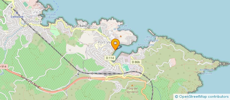 localisation de l'entreprise MONSIEUR MICHAEL MAGNIN  PORT-VENDRES