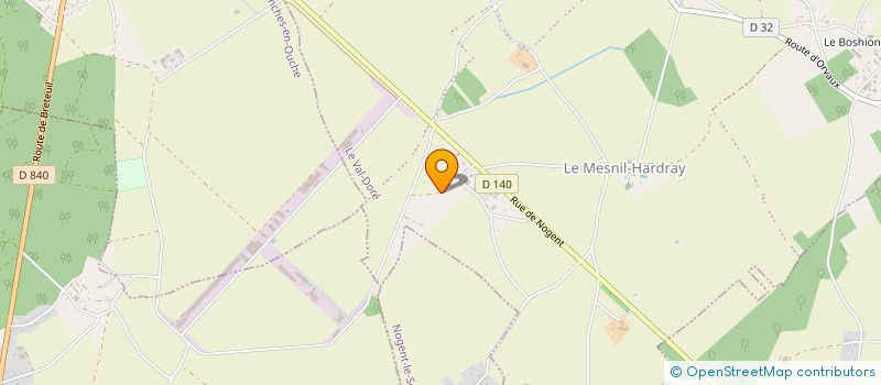 localisation de l'entreprise MONSIEUR MICHAEL MAGNY  LE VAL-DORE