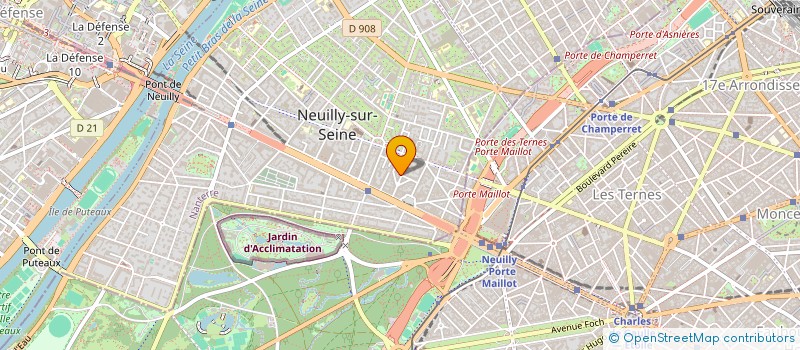 localisation de l'entreprise MONSIEUR MICHAEL MAHIDDINI  NEUILLY-SUR-SEINE