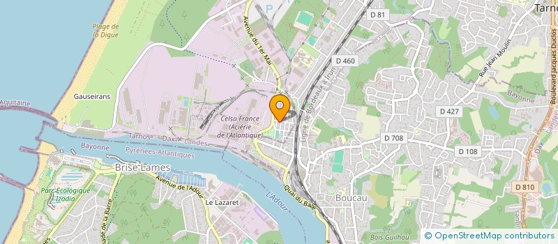 localisation de l'entreprise MONSIEUR MICHAEL MAILLARD  TARNOS