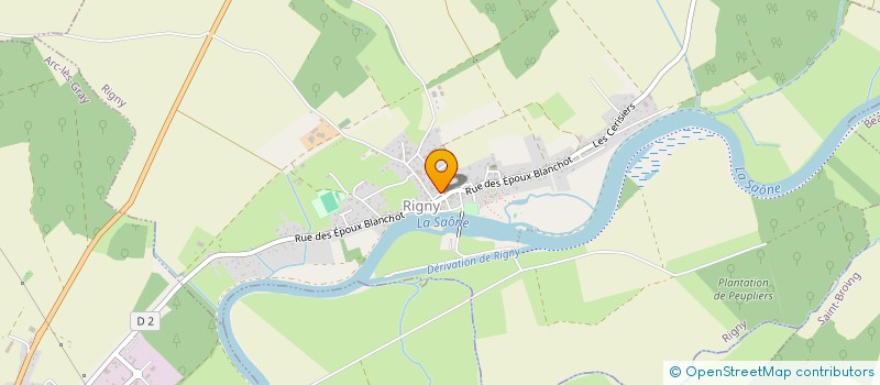 localisation de l'entreprise MONSIEUR MICHAEL MAILLARD  RIGNY