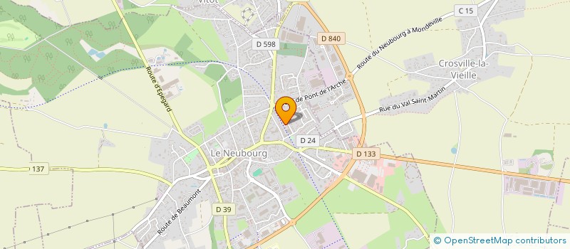 localisation de l'entreprise MONSIEUR MICHAEL MAILLARD  LE NEUBOURG