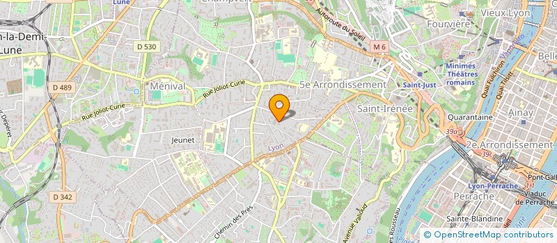 localisation de l'entreprise MONSIEUR MICHAEL MAIURANO à LYON 5EME