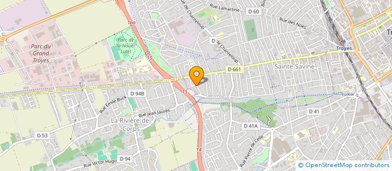 localisation de l'entreprise MONSIEUR MICHAEL MALAFAIA  SAINTE-SAVINE