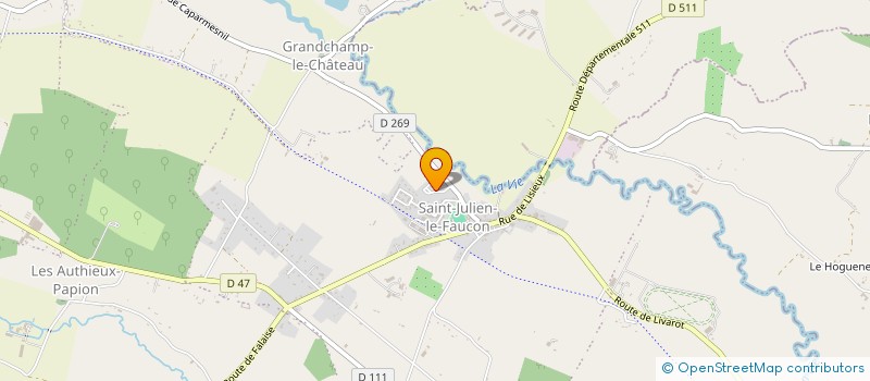 localisation de l'entreprise MONSIEUR MICHAEL MALFILATRE  MEZIDON VALLEE D'AUGE