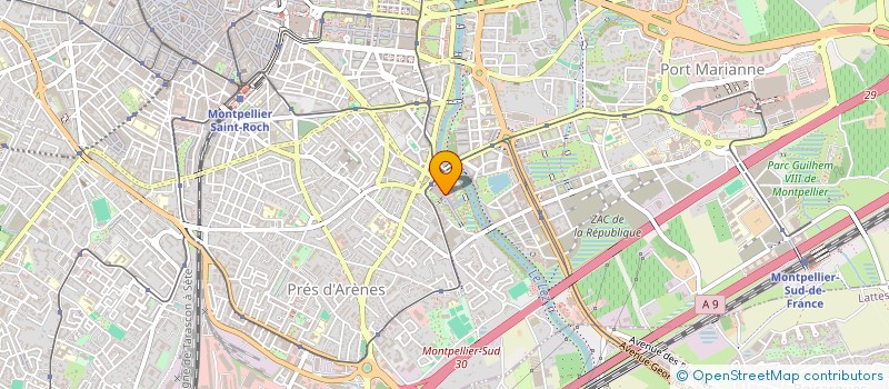 localisation de l'entreprise MONSIEUR MICHAEL MALKA  MONTPELLIER