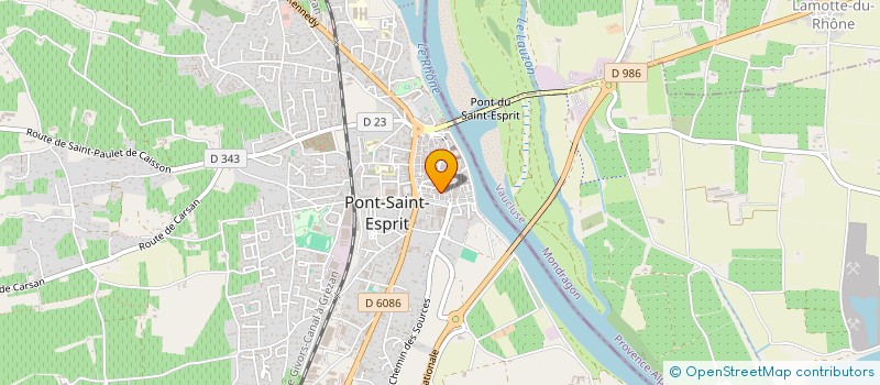 localisation de l'entreprise MONSIEUR MICHAEL MALRIC à PONT-SAINT-ESPRIT