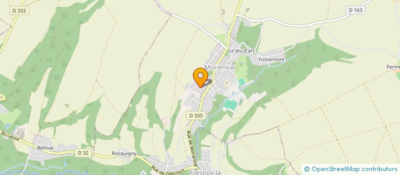 localisation de l'entreprise MONSIEUR MICHAEL MANNEVY  MORIENVAL