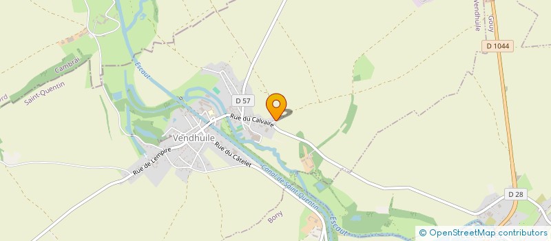 localisation de l'entreprise MONSIEUR MICHAEL MARCHANDISE  VENDHUILE