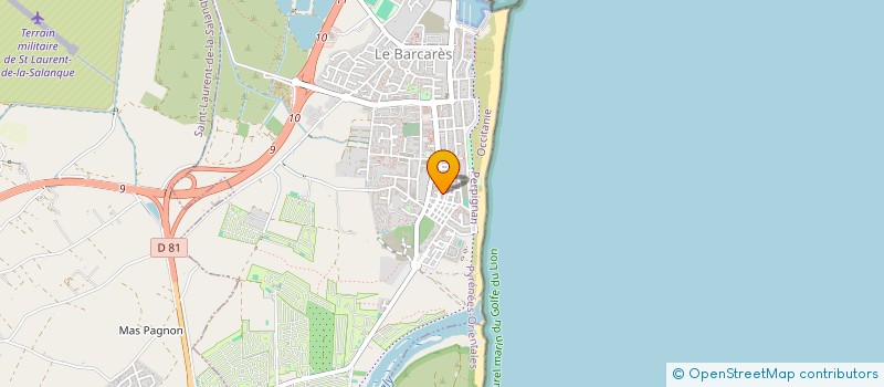 localisation de l'entreprise MONSIEUR MICHAEL MARCHI  LE BARCARES