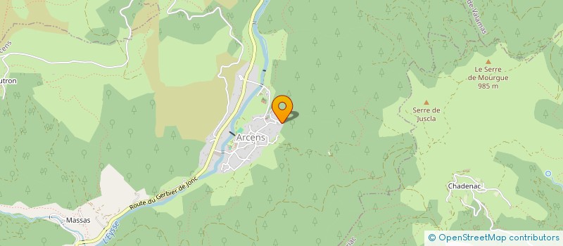 localisation de l'entreprise MONSIEUR MICHAEL MAREY  ARCENS