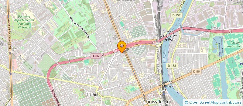 localisation de l'entreprise MONSIEUR MICHAEL MARIN  THIAIS